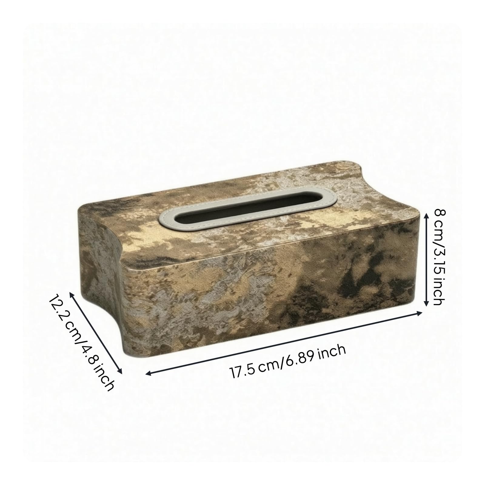 Boîte à Mouchoirs en Bois Décorative