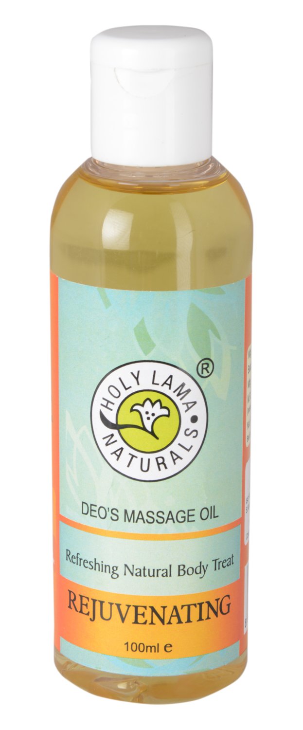 Holy Lama Naturals Rejuvenating Massage Oil, 100 ml