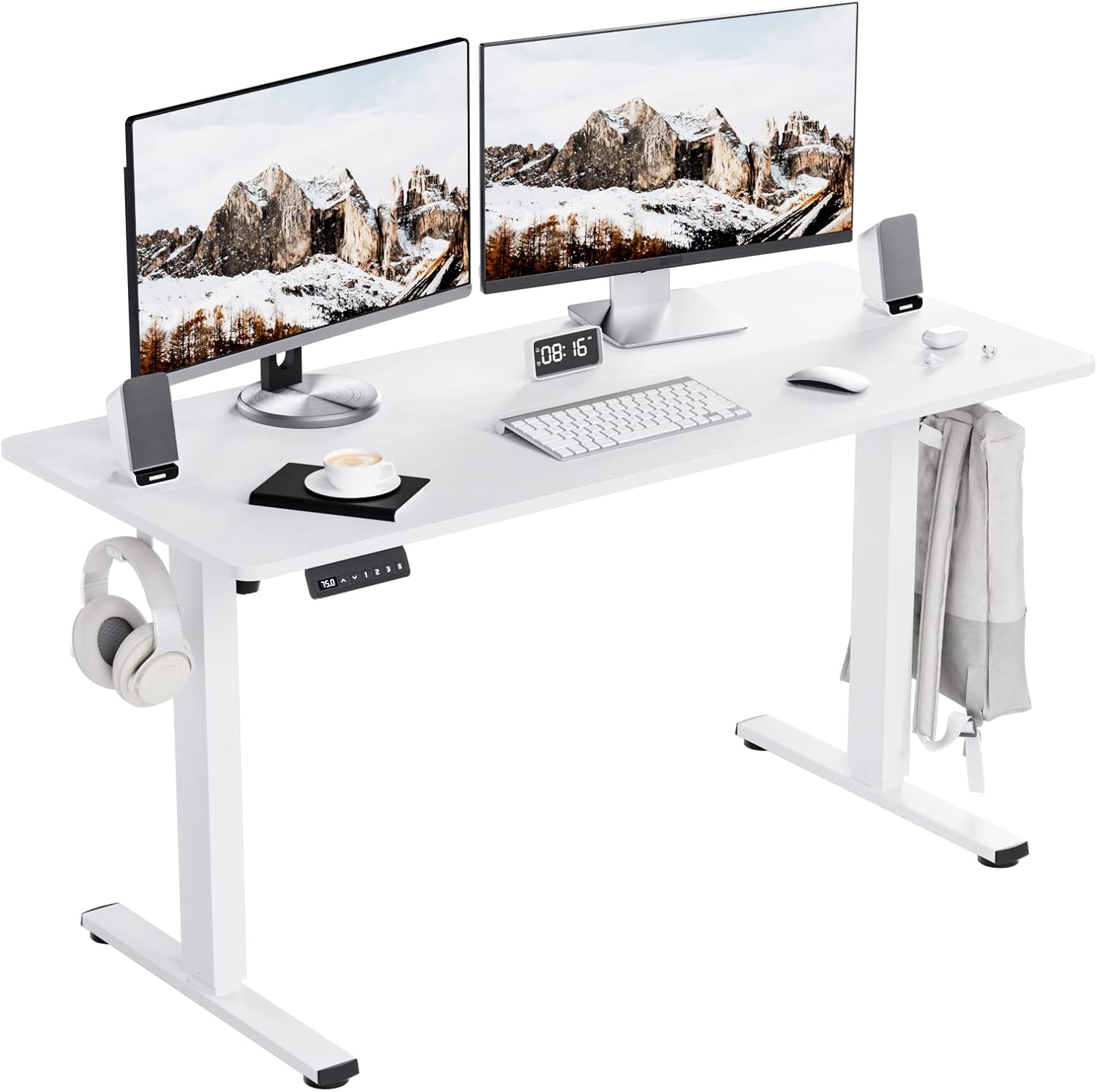 Standing Desk, Height Adjustable Desks with Powerful Motor