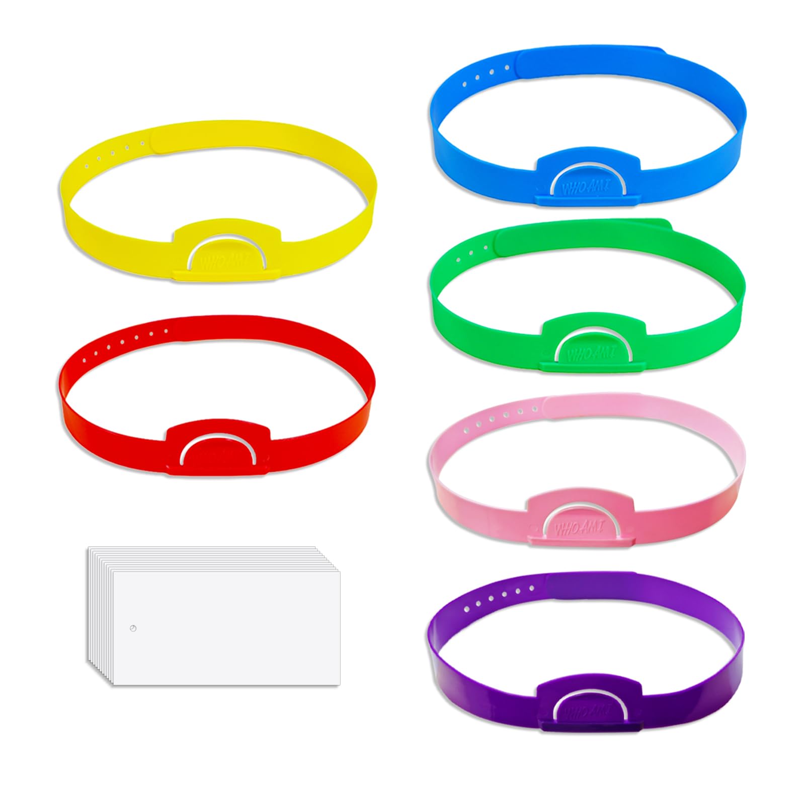 6 Pcs Guess Who Game Headbands with 20 Pcs Dry Erase Cards Board Games for Family Night Party Games for Kids and Adults Interactive Toys