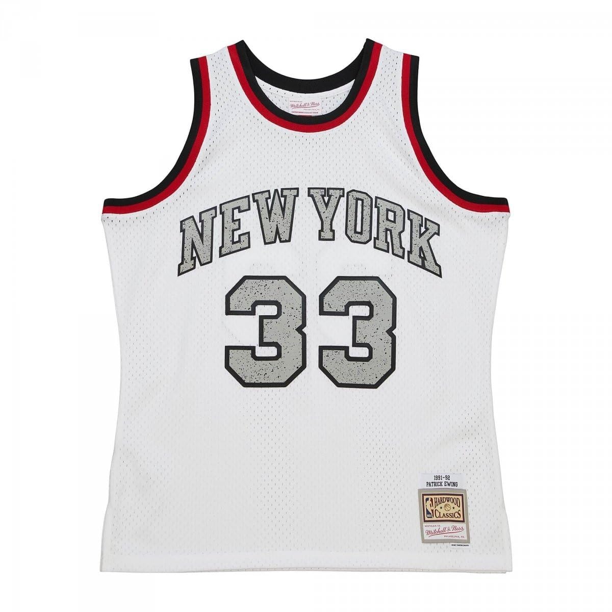 Mitchell & Ness Maglia da basket da uomo NBA Cracked Cement Swingman Jersey