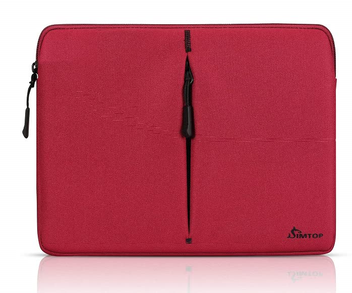 Image of MOCA 360 Protection 10.5-11 Inch Tablet Sleeve Case Bag for iPad 10.2'' /Ipad Air 4 10.9 Inch /Ipad Pro / 9.7 inch Ipad, Surface Go /Surface Pro, Galaxy Tab 10.5 /Xiaomi Pad 5 (9.7-11 Inch, Wine-Red)