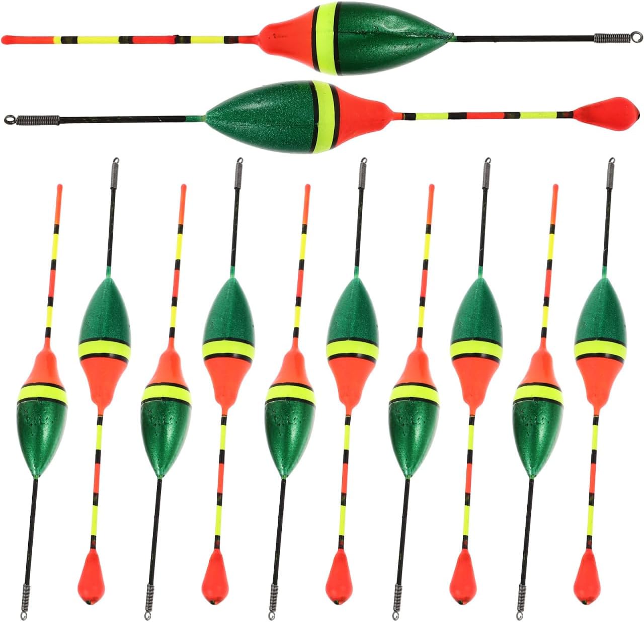 BESPORTBLE Fishing Floats Fishing Bobbers, Float Fishing Tackle Foam Fishing Floats Slip Bobbers Accessories for Outdoor Fishing Tools, Random Color 20Pcs