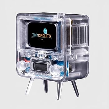 Amazon | TinyCircuits TinyTV 2 (クリア) 世界最小級レトロミニチュア