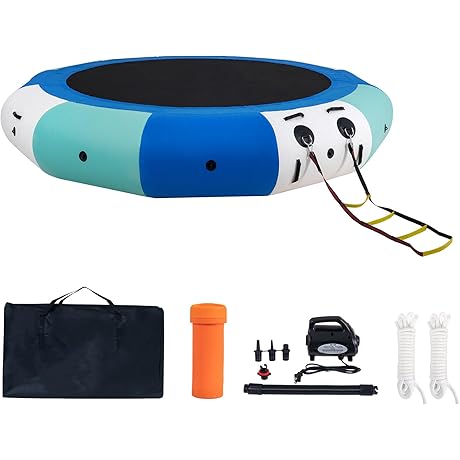 Inflatable Blow-Up Pool Trampoline