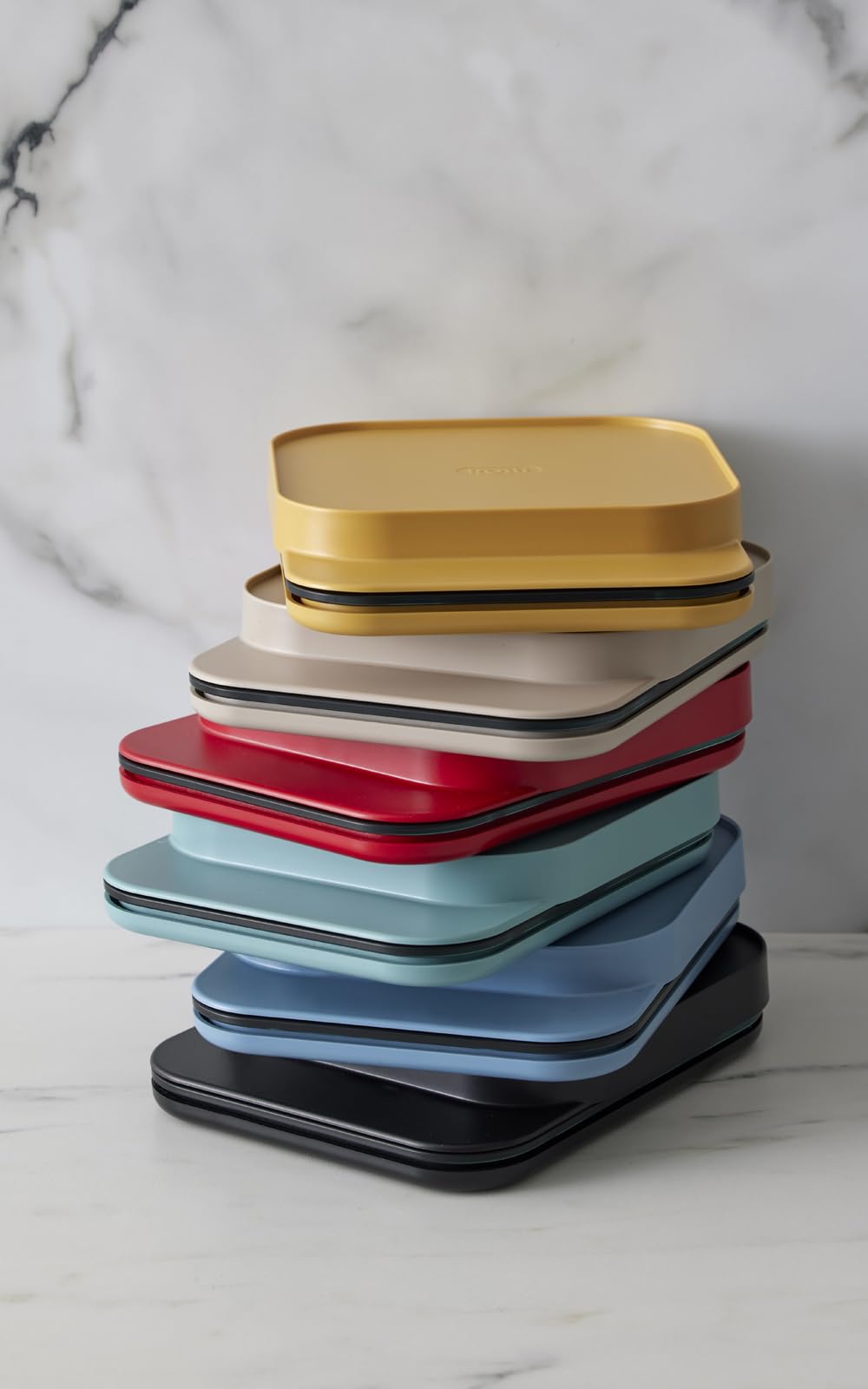 Rosti Mensura - Bilancia da cucina digitale con ciotola e funzione tara, peso massimo 10 kg, 16,5 x 20,3 x 3,5 cm, colore: Rosso