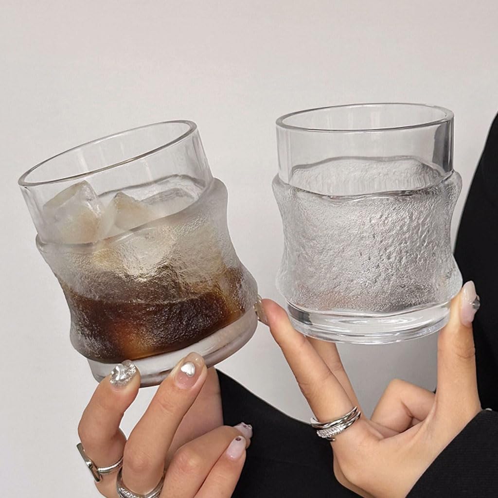 Exquisite Crystal glass coffee cup clear drinking glasses whiskey glasses beer mug cocktail glasses juice tea cup 300ml/10.6oz Practical