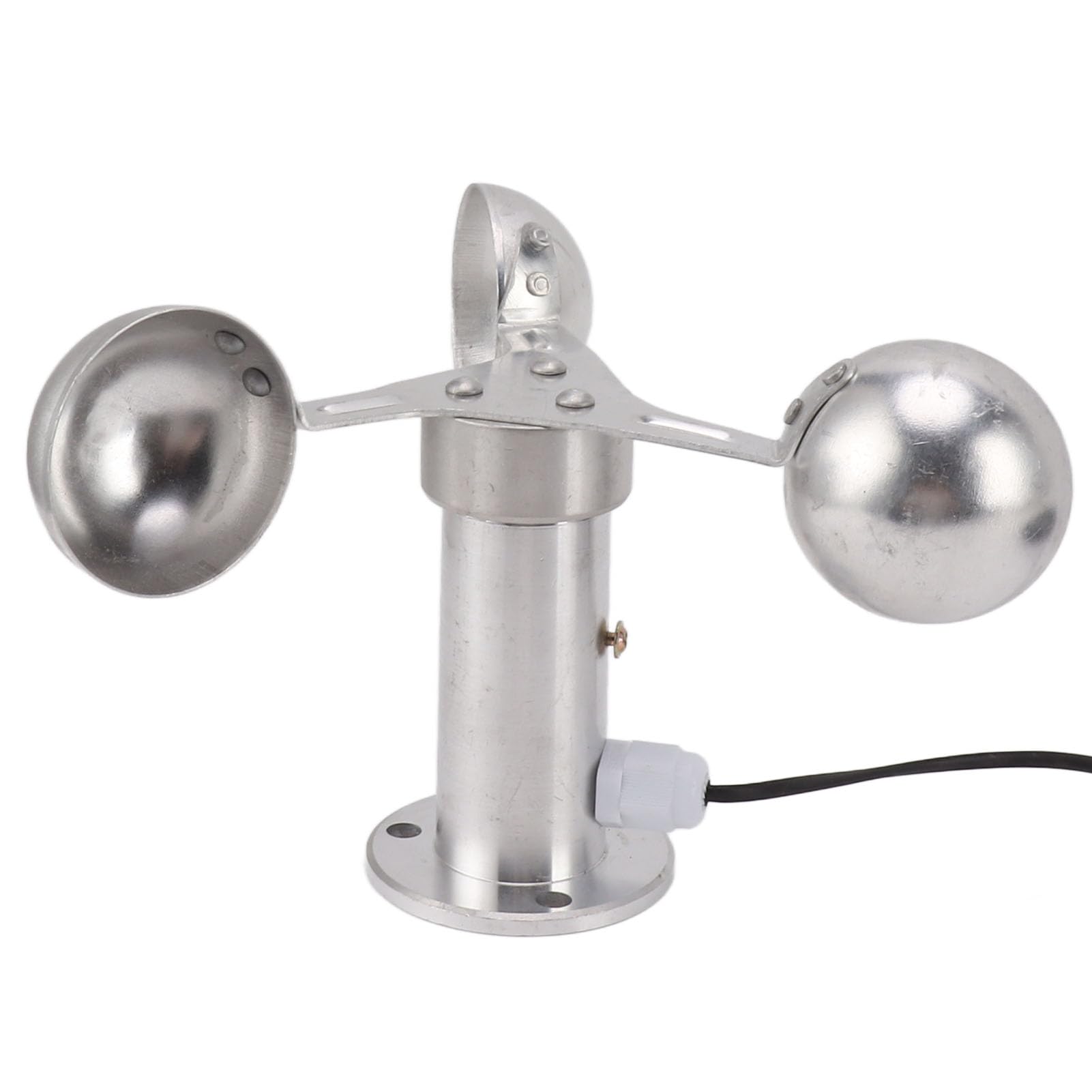 Haofy Dispositivo di Allarme velocità del Anemometro a 3 Tazze con Memoria di Interruzione di Corrente e Ampio Campo di Misurazione Monitor della velocità del per Stazioni Ferroviarie,