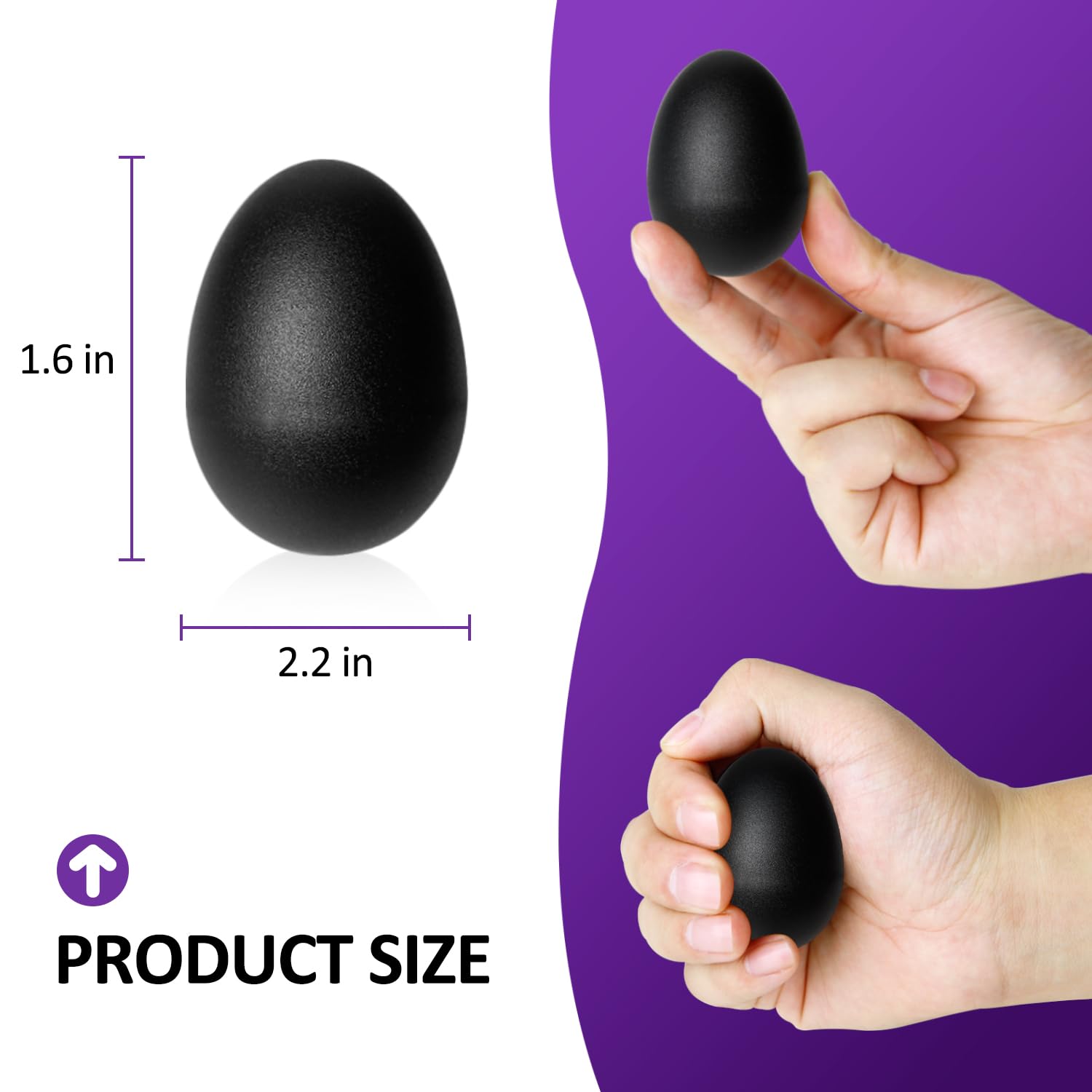 Egg Shakers und Fuß Tamburin Percussion, Rhythmus Finger Shaker für Schlagzeug Gitarre Ukulele Mandoline Banjo Spielen