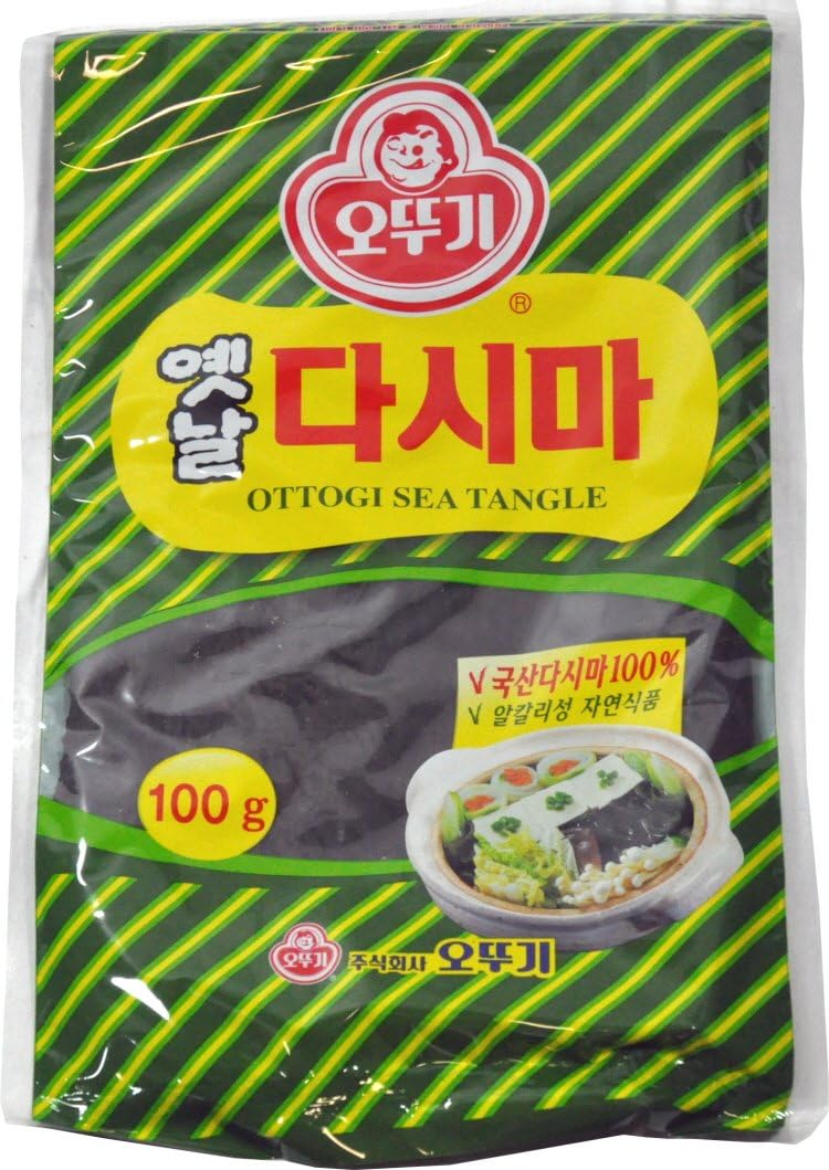 Ottogi Sea Tangle 100g - Kombu - Dashi Kombu Green (3.53 Ounce)