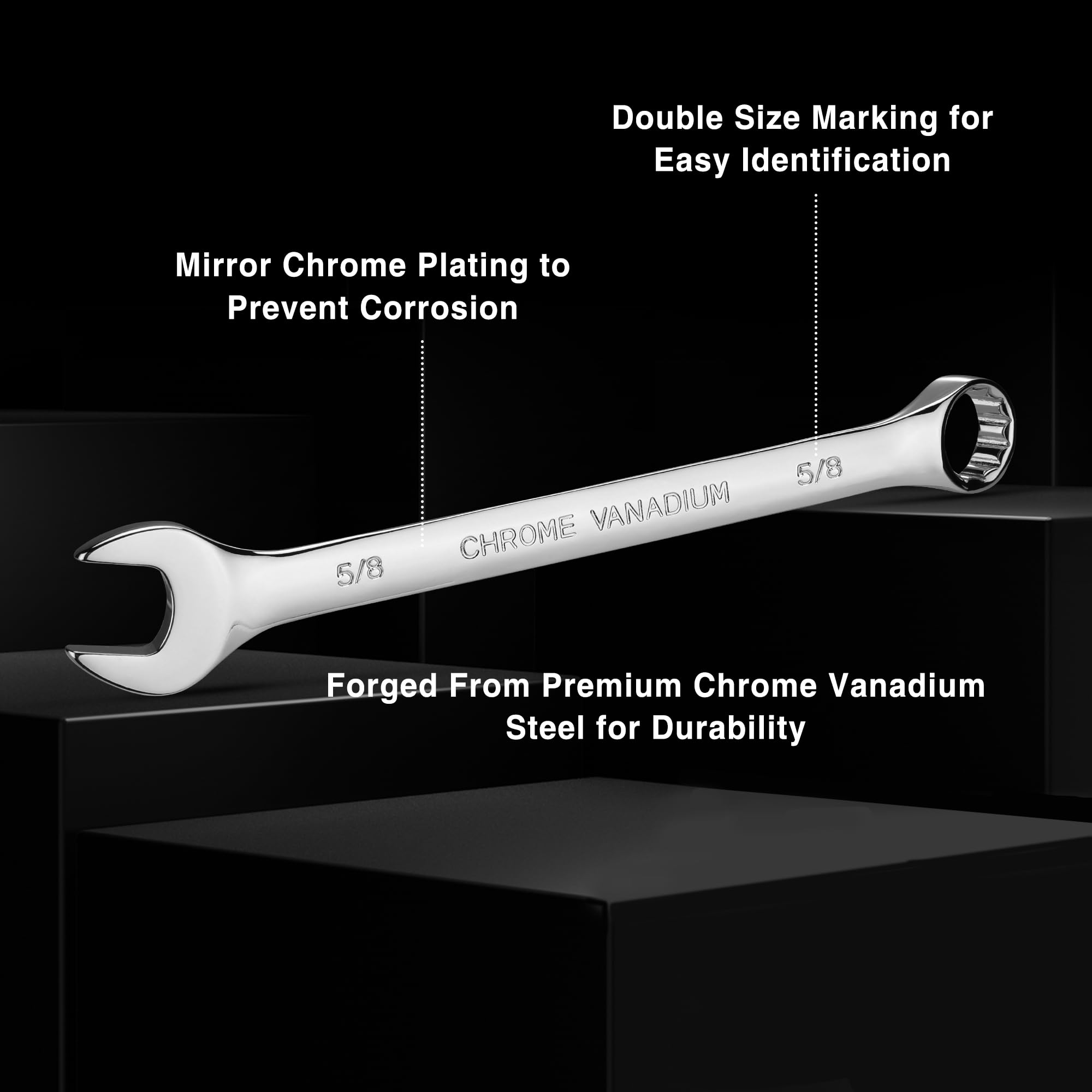 WORKPRO 20-Piece Combination Wrenches - Metric & SAE -5 WORKPRO 20-Piece Combination Wrenches - Metric & SAE -5