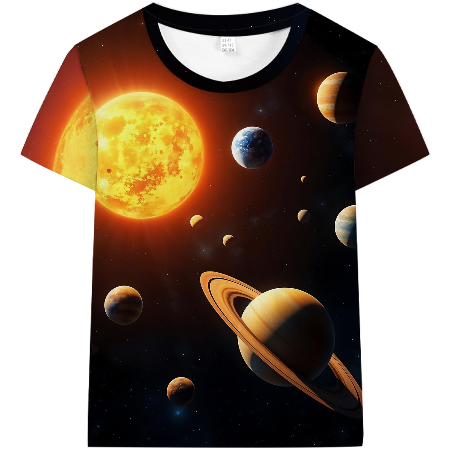 T-shirt 3D garçons motif monstre tracteur anti-décoloration - 3