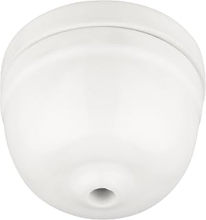 Canopy de porcelana retro, 2 piezas, color blanco