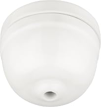 Canopy de porcelana retro, 2 piezas, color blanco