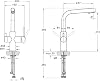 Artema Split Dual Flow Eviye Bataryası A42144, 360° Dönebilen, Krom, Çift Fonksiyonlu Başlık, Tezgah Üstü Montaj [Enerji Sınıfı A]
