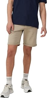 QS Chino-Shorts John aus Baumwollstretch mit fixiertem Turn-up