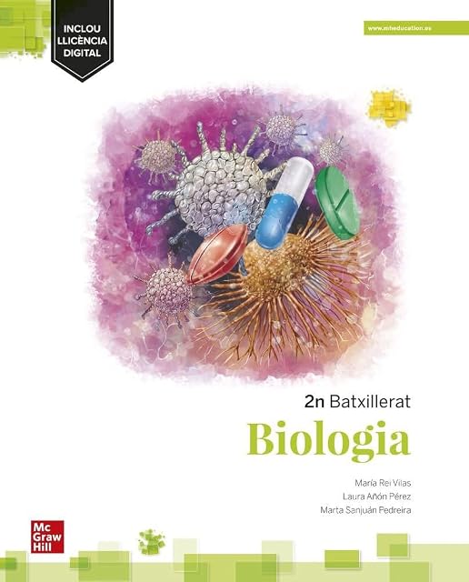 Portada de Biologia 2º Batxillerat. Catalunya. Edició LOMLOE