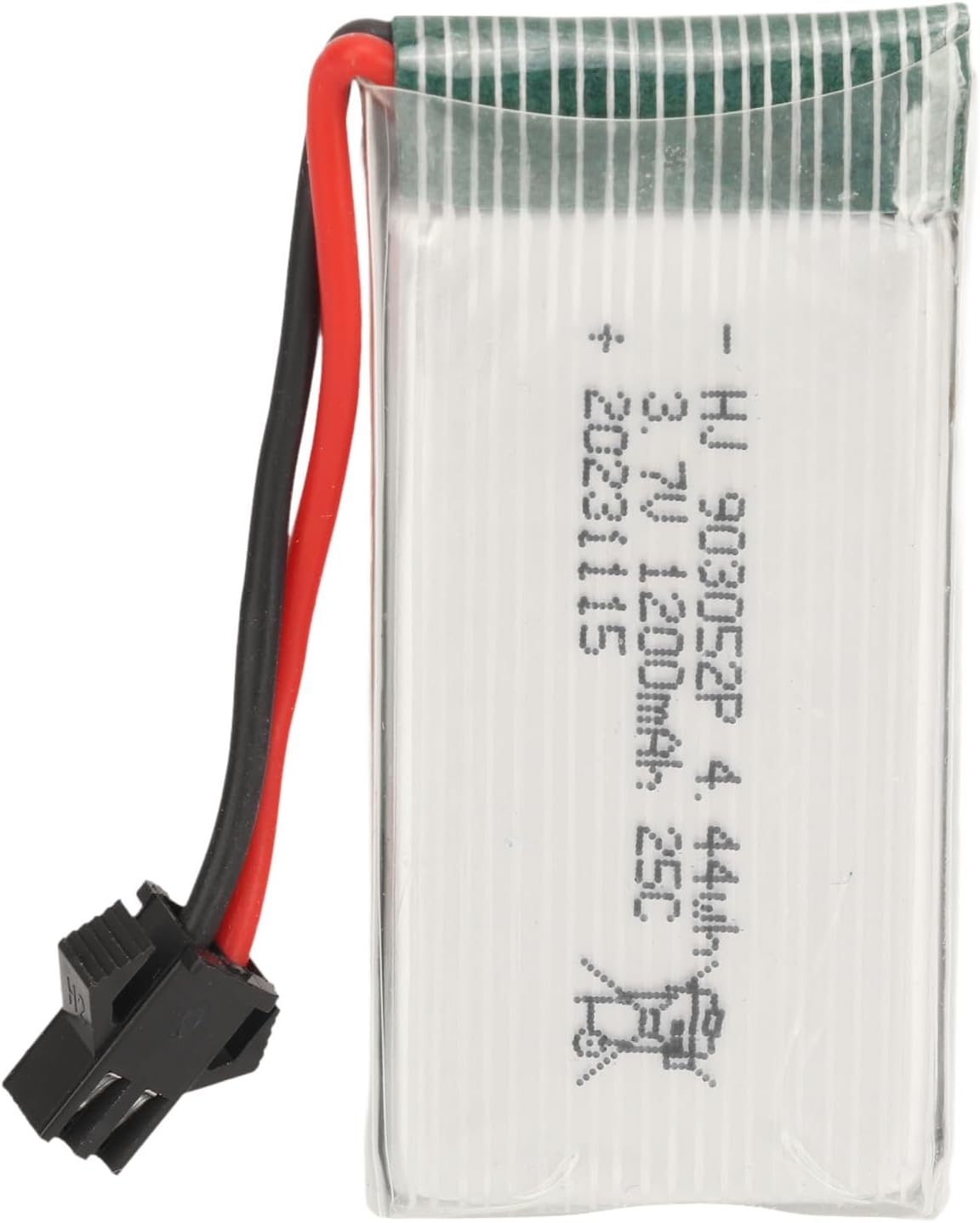 3.7V 1200mAh RC Drone Lithium Battery,RC Aircraft Model Batteries with SM Black Plug for X5SW Quadcopter 25C Aircraft Model 903052P Drone