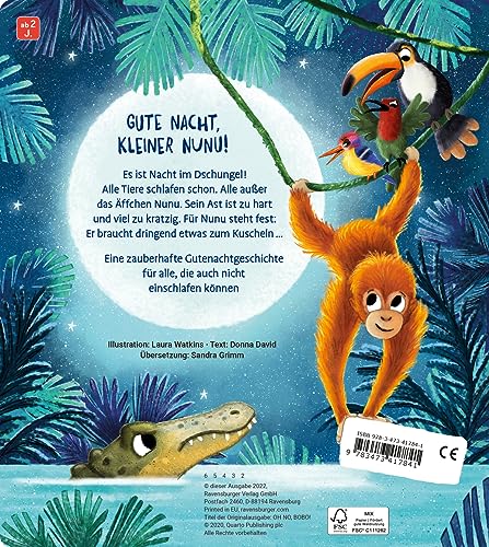 Nunu kann nicht schlafen - eine liebevoll erzählte Gutenachtgeschichte für Kinder ab 2 Jahren