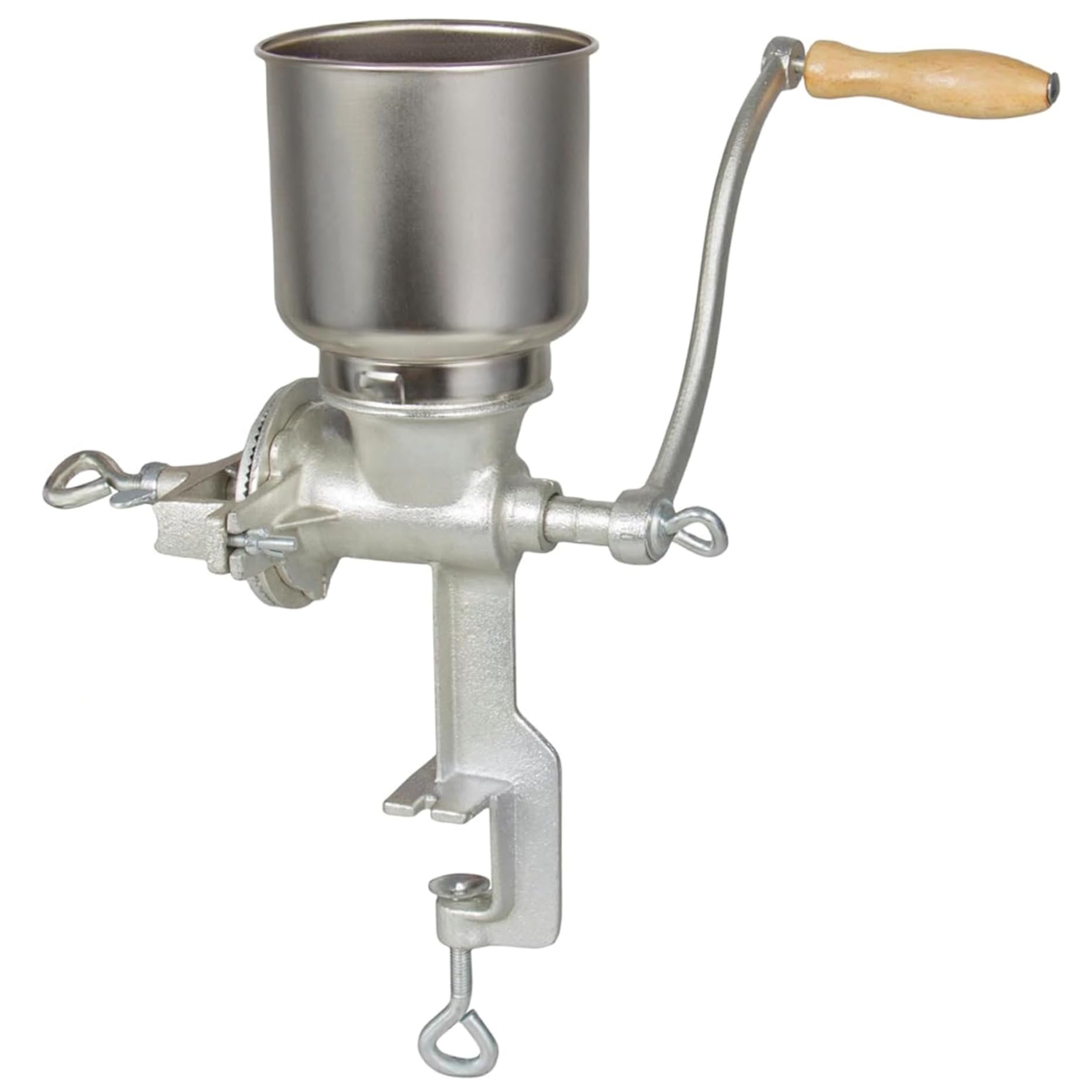 Broyeur à grains manuel pour maïs et soja avec manivelle ergonomique