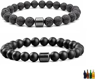 2Pcs Anti Alcohol Bracelet for Men Women Stop Drinking Alcohol Manifestation Bracelet Relieve Anxiety Stress Reduces Drinking Bracelets Jewelry Gifts
