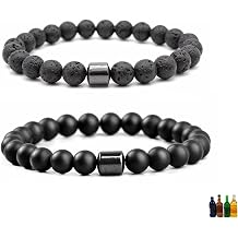 2Pcs Anti Alcohol Bracelet for Men Women Stop Drinking Alcohol Manifestation Bracelet Relieve Anxiety Stress Reduces Drinking Bracelets Jewelry Gifts