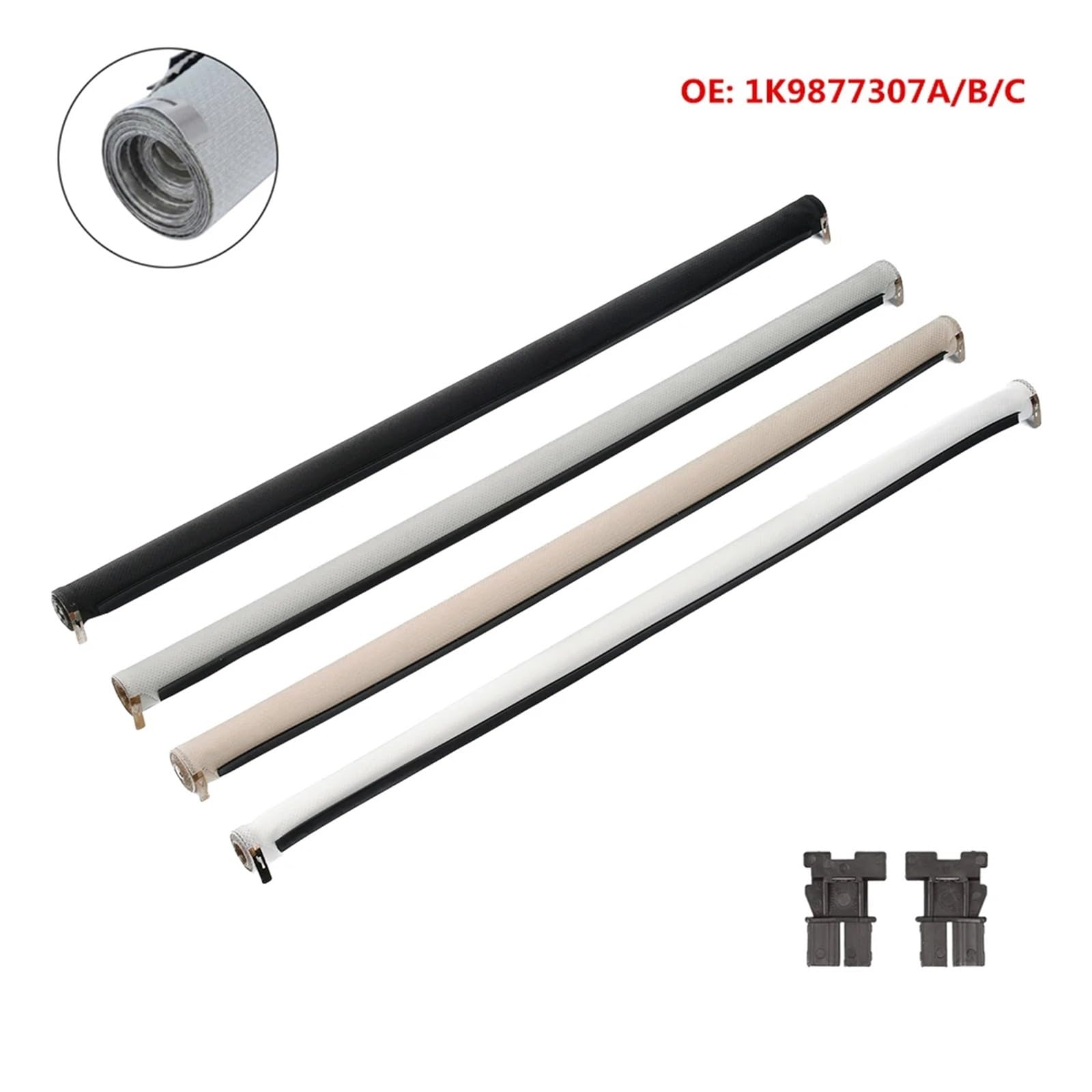 latérale Soleil Voiture Rideau Pare-Soleil Toit Ouvrant pour VW pour Golf pour Jetta pour Touran pour Tiguan pour Passat 2007-2011 2012 2013 2014 2015 2016 2017 1K9877307