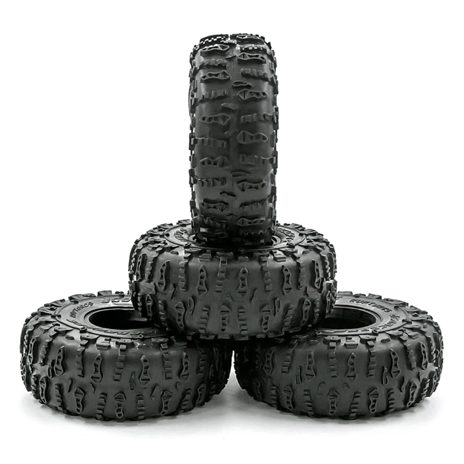 Axle Rccrawler Tires Rubber RC Tires 4PCS 1.9 Inch RC Crawler Tires - 5 Inch OD Rubber Tyres ...