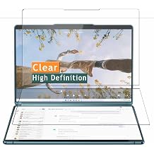 Vaxson 4-Pack Screen Protector, compatible with Lenovo Yoga Book 9 13IMU9 2-in-1 13.3" Laptop TPU Film Protectors Sticker [ Not Tempered Glass ]