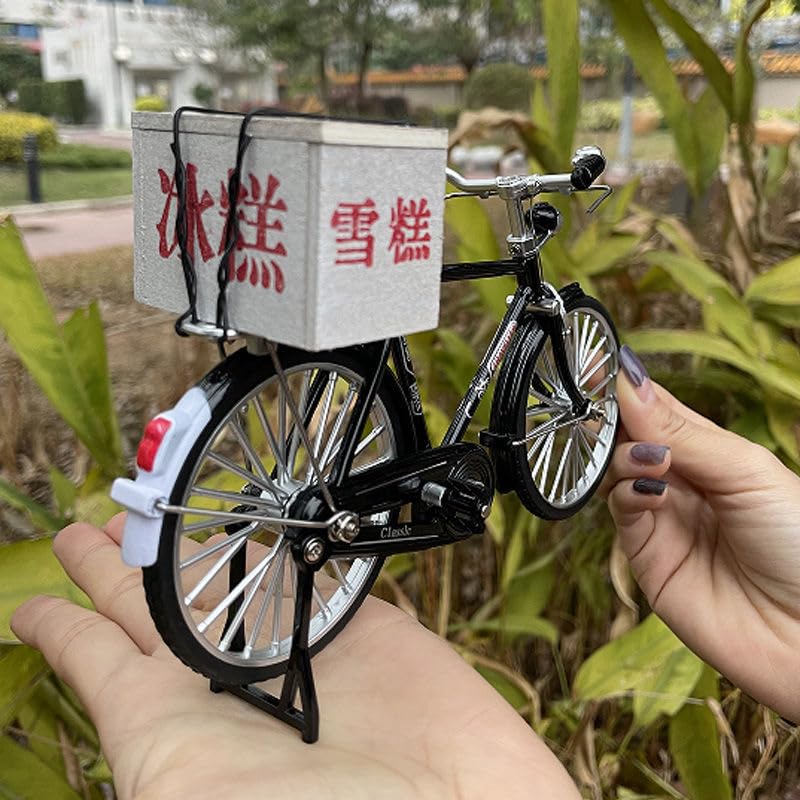 Fingerfahrrad, Fahrradmodell, Ornamente, Eis am Stiel, Eiscreme-Box