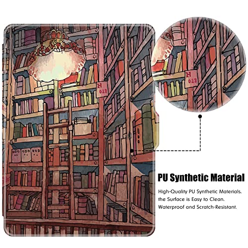 Bozhuorui Slim Case For Kindle Voyage Ereader - Lightweight Premium Pu Leather Cover With Auto Sleep/Wake thumb #3