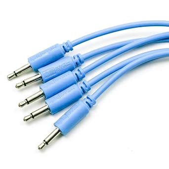 Eurorack Patch Cables - 20 Pack! 3.5mm 1/8 inch Mono 6 12 18 24 (15cm, 30cm, 45cm, 61cm)