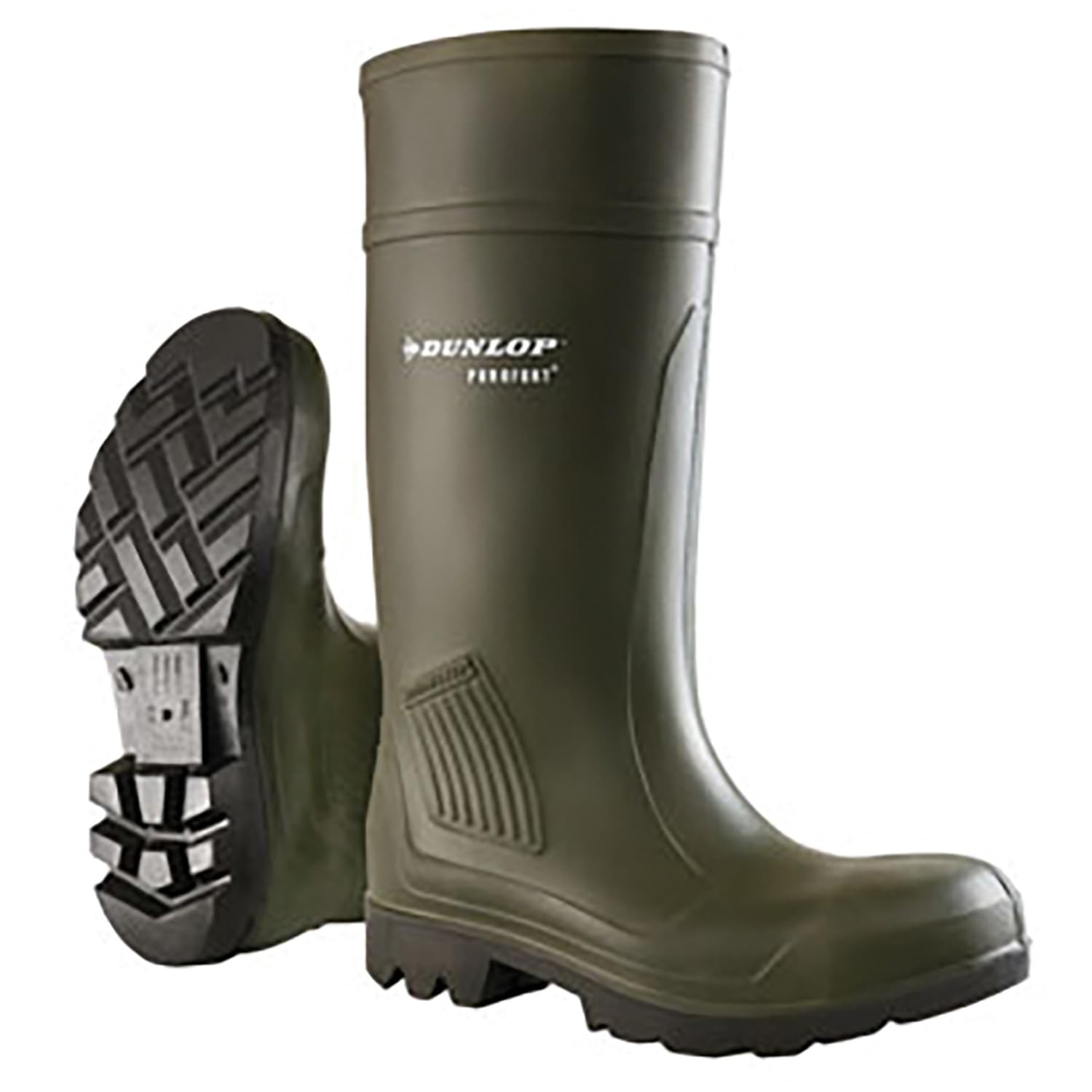 Dunlop Green Safety Boots Class S5, Size 11 Wellingtons Purofort® Professional C46293346