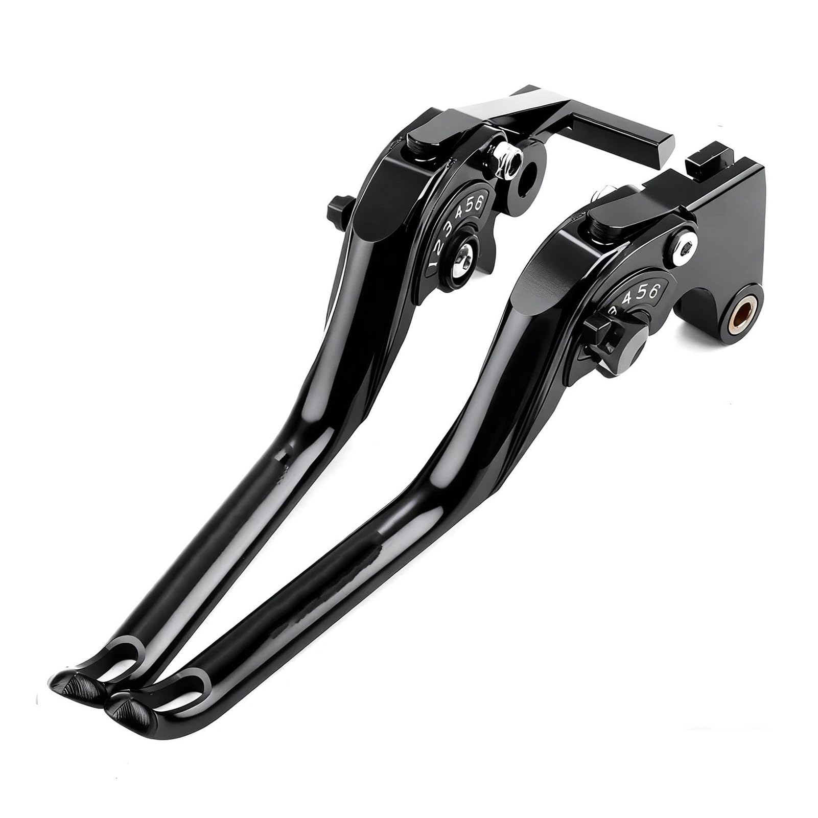 RVEVFBKBAL Motocycle Adjustable Brake Clutch Levers for TMAX530 TMAX560 TMAX 560 530 SX DX(Black)