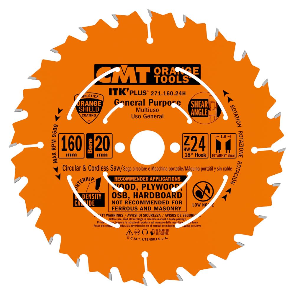 CMT RIP & Crosscut Saw Blade - 160mm -1