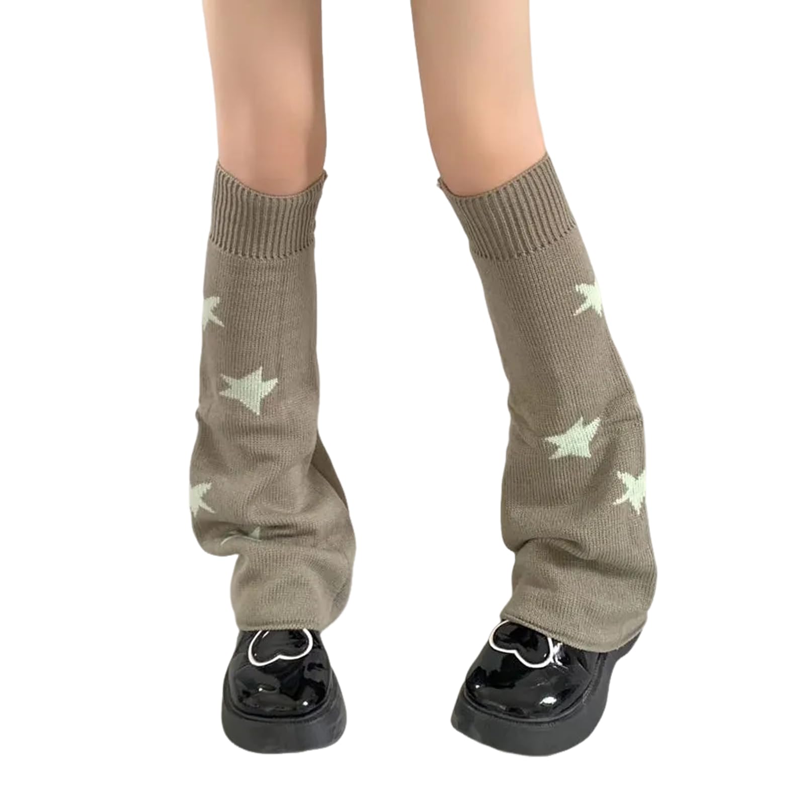 Sexybody Women's Leg Warmers Fashion Knit Warmers Long Socks Cute Y2K Kawaii Japanese Lolita Harajuku Accessories for Girls