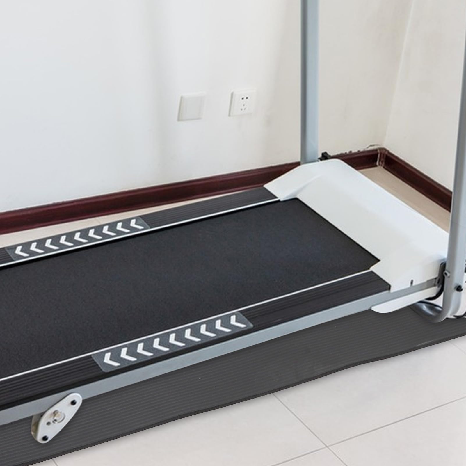 Happyyami Tappeto per Tapis in Nbr Nero, Antiscivolo per Palestra