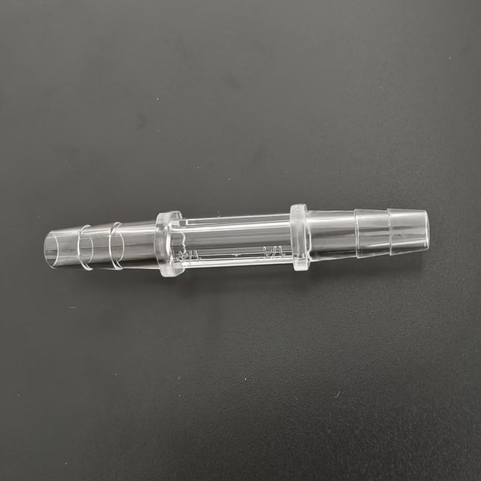 Raccords de Tuyau en Plastique PP, 2 Paquets raccords barbelés égaux PC réutilisables for Utilisation Alimentaire et Laboratoire | 6.4mm 1/4inch