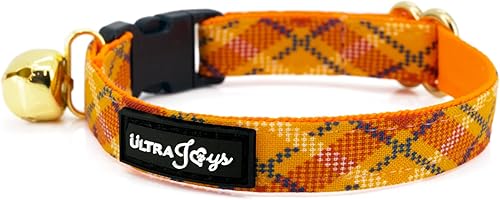 Miniatura 4 de Ultra Joys Collar de gato con campanas  Breakaway para gatos, niños y niñas, collar de gatito con campana, collar para gatos  Collar para gatos