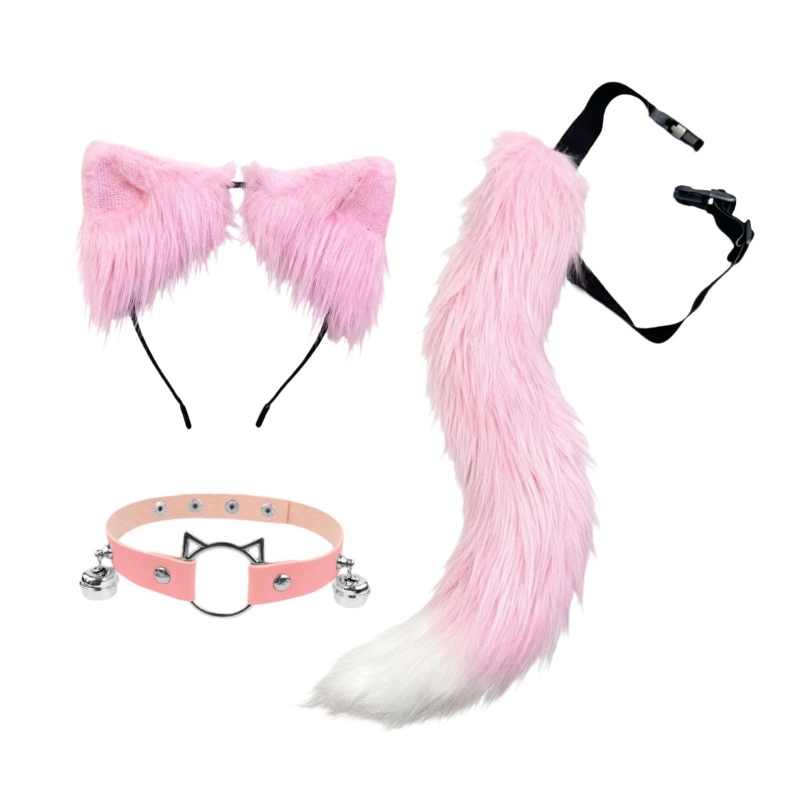 Gargantillas con Y Cola Larga Milageto: collar de Halloween, complemento de carnaval y disfraz 8