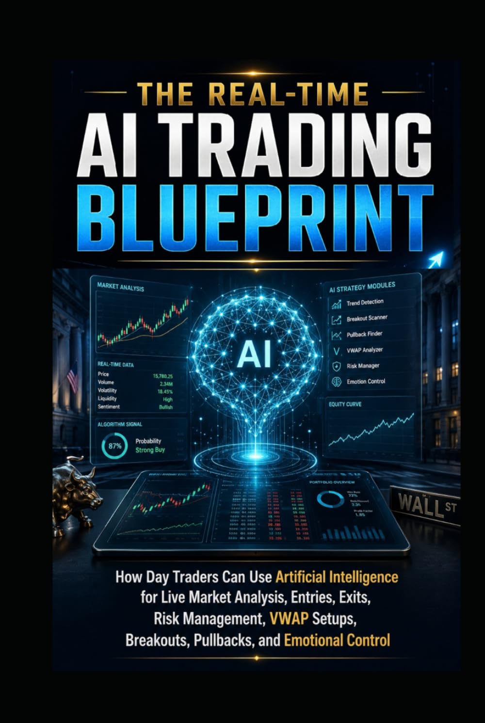 The Real-Time AI Trading Blueprint: How Day Traders Can Use Artificial Intelligence for Live Market Analysis, Entries, Exits, Risk Management, VWAP Setups, Breakouts, Pullbacks, and Emotional Control