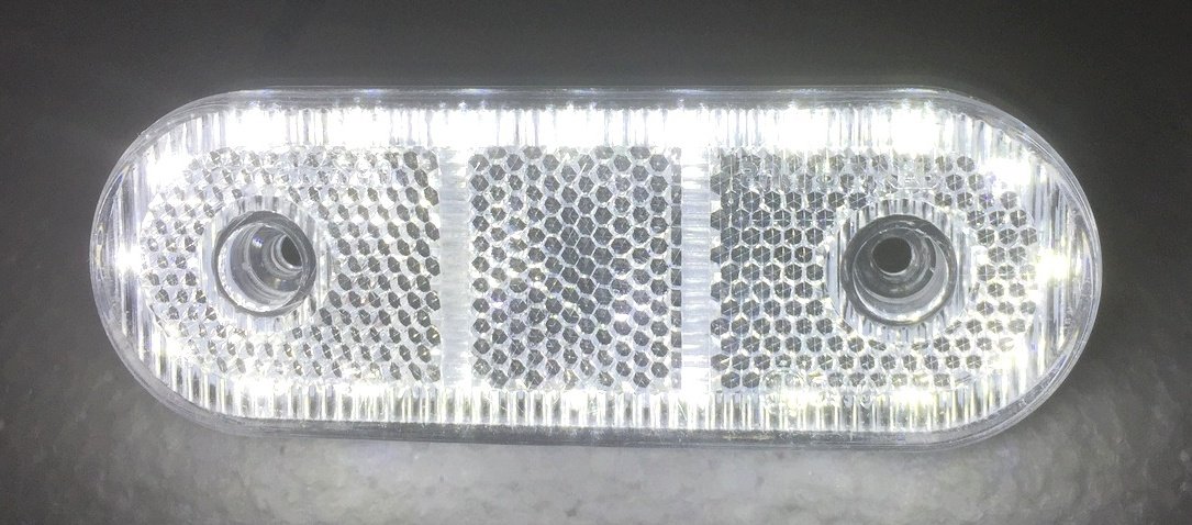 10 X 24V 12 LEDs Achter Rode Contourmarkeringslichten Voor Vrachtwagen Aanhanger