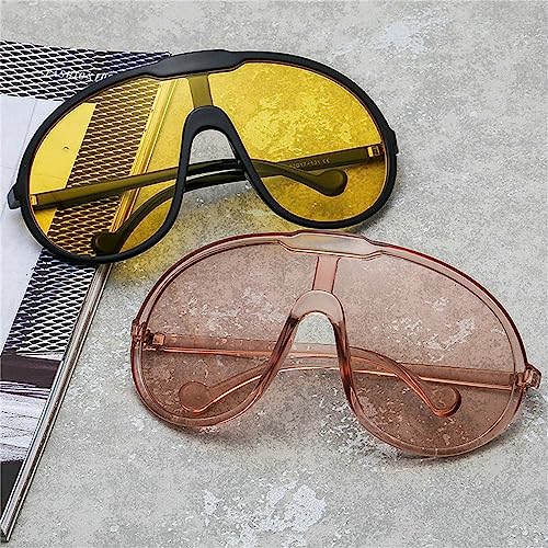 willochra Fashion Wave Mask Sunglasses for Women Men Trendy Oversized Sun Glasses Luxury Designer Y2K Punk Shades4