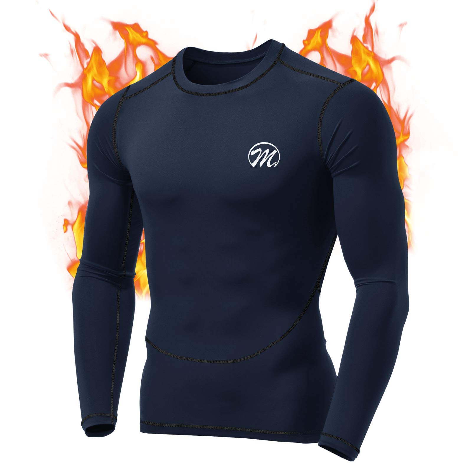 MEETYOO Sweatshirt Herren Thermo Pullover Rollkragenshirt Langarm Fleece Rollkragenpullover Männer Top Warme Sport für Herbst Winter