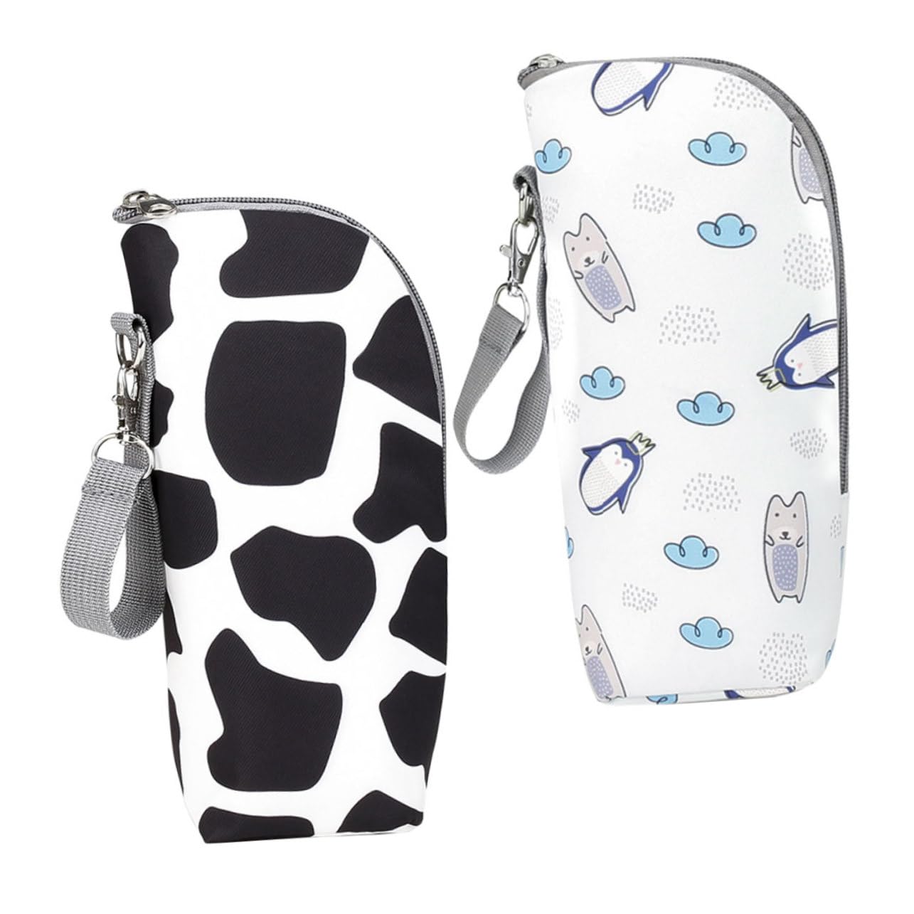 Abaodam 6piezas Bolsa Aislante para Biberones Portátil y Práctica para Almacenamiento De Comida para Bebés para y Paseos Mano De Sujeción y Aislamiento Térmico