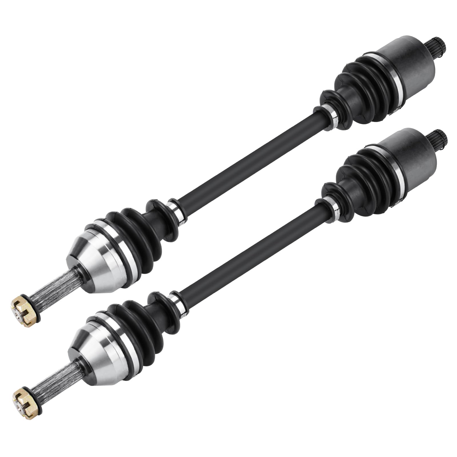 Youxmoto Eje CV delantero izquierdo/derecho para Polaris Ranger Midsize 500 570 (Crew EPS) / EV/ETX 2015 2016 2017 2018 2019 2020 2021 2022, eje de transmisión de eje CV de acero cromado 4340,
