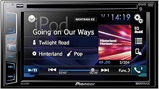 Pioneer avh-x395bt in-dash double-din multimedia av receiver 6.8'' wvga touchscreen display, built-in bluetooth, control for ipod/iphone and certain android phones