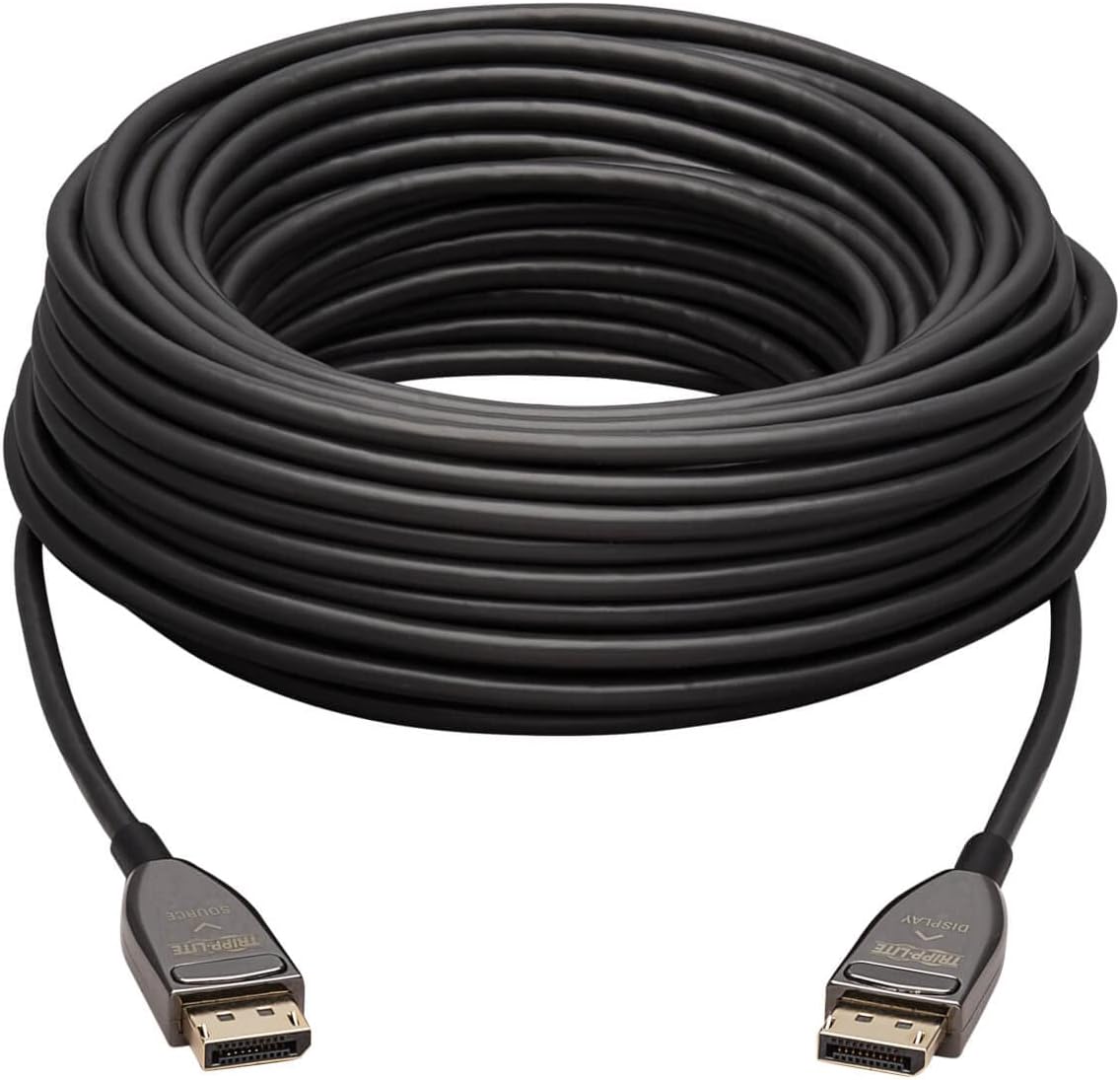 Tripp Lite DisplayPort Fiber Active Optical Cable AOC 8K 60Hz CL3 M/M 15M (P580F3-15M-8K6)
