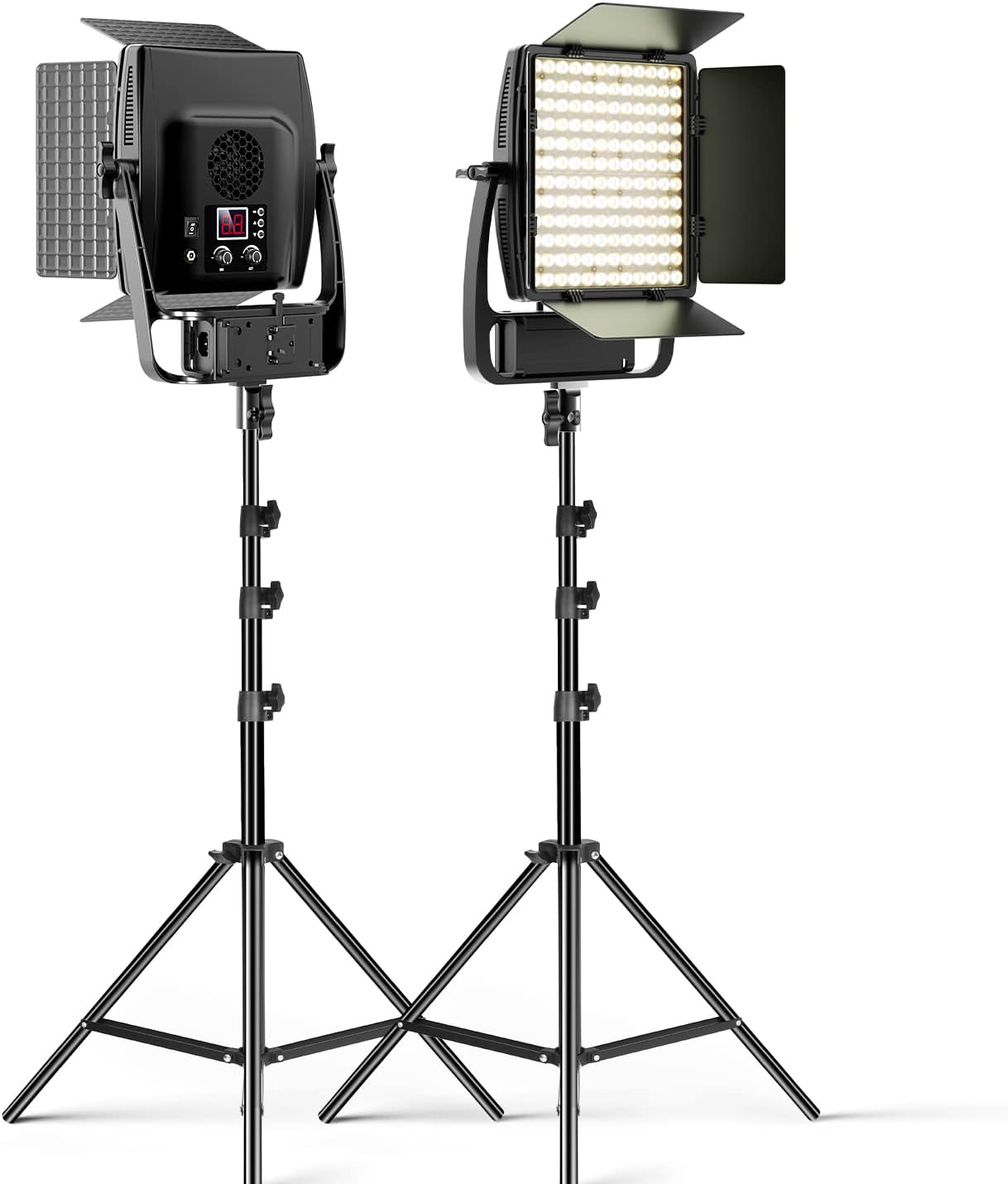 GVM 100W LED Video Light with Optical Lens and Light