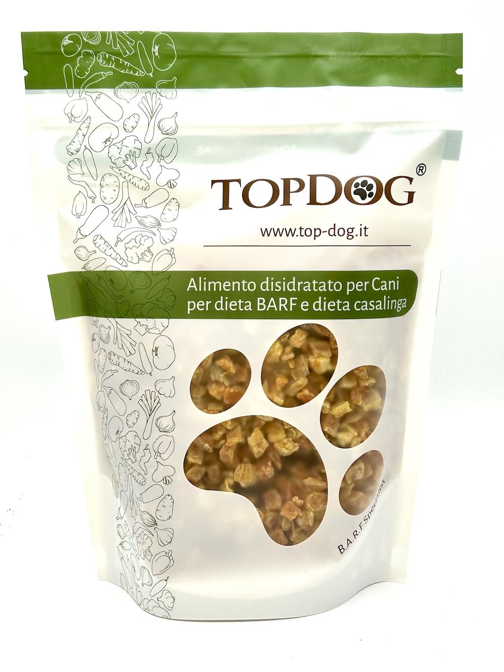 Patate Dolci Disidratate per Cani TOPDOG® – Alimento Complementare per Dieta BARF e Casalinga
